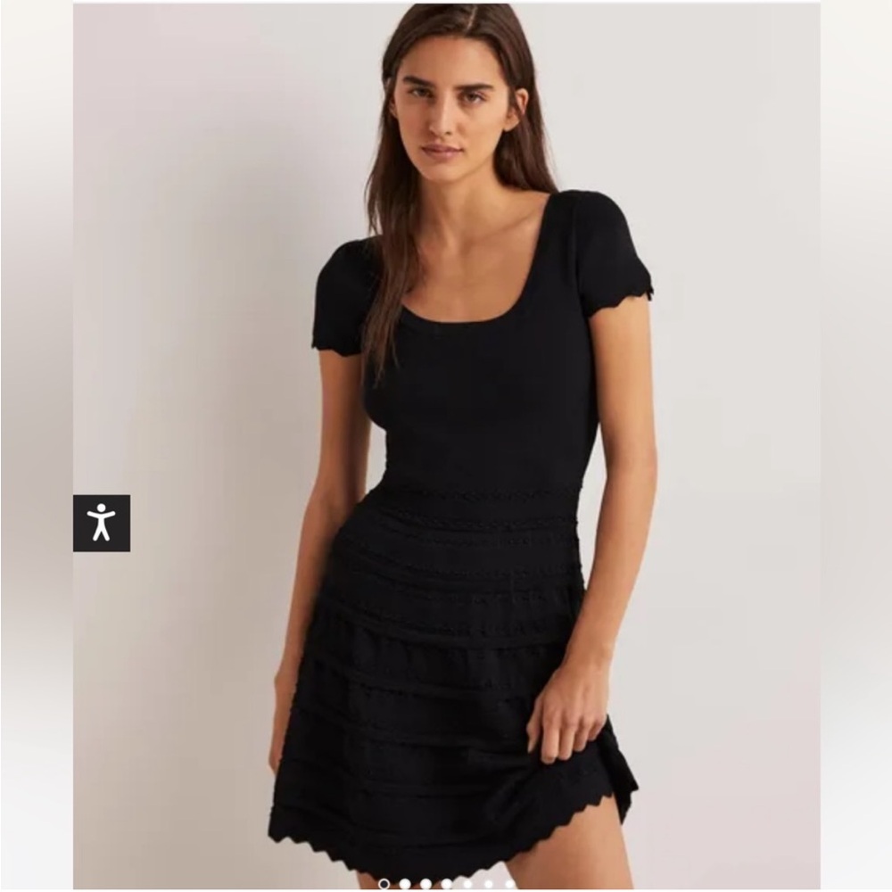 Boden Detail Knitted Mini Dress
